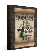 I Am The Storm - Amazing Gift For Granddaughter 11x14 Gallery Wrapped Canvas Prints front