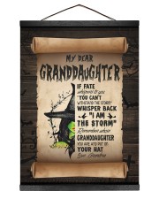 I Am The Storm - Amazing Gift For Granddaughter Hanging Canvas tile