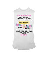 MY HEART - AMAZING GIFT FOR GRANDSON Sleeveless Tee tile