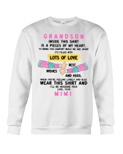 MY HEART - AMAZING GIFT FOR GRANDSON Crewneck Sweatshirt tile
