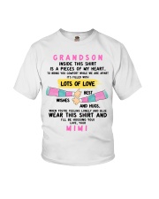 MY HEART - AMAZING GIFT FOR GRANDSON Youth T-Shirt tile