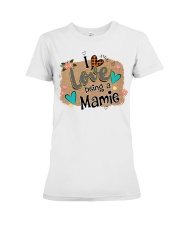I LOVE BEING A MAMIE - BEST GIFT FOR MAMIE Premium Fit Ladies Tee tile