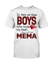 He Calls Me Mema - Perfect Gift For Mema Classic T-Shirt tile