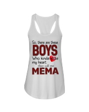 He Calls Me Mema - Perfect Gift For Mema Ladies Flowy Tank tile