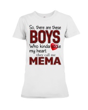 He Calls Me Mema - Perfect Gift For Mema Premium Fit Ladies Tee tile