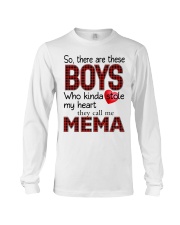 He Calls Me Mema - Perfect Gift For Mema Long Sleeve Tee tile