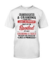 LIKE A PRINCESS - LOVELY GIFT FOR GRANDDAUGHTER Premium Fit Mens Tee tile