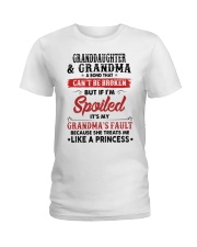 LIKE A PRINCESS - LOVELY GIFT FOR GRANDDAUGHTER Ladies T-Shirt tile