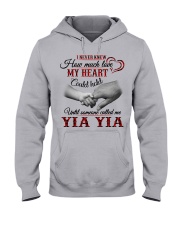 NEVER KNEW HOW MUCH LOVE MY HEART - YIA YIA Hooded Sweatshirt front