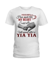 NEVER KNEW HOW MUCH LOVE MY HEART - YIA YIA Ladies T-Shirt tile