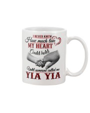 NEVER KNEW HOW MUCH LOVE MY HEART - YIA YIA Mug tile