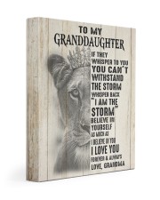 I BELIEVE IN YOU - AMAZING GIFT FOR GRANDDAUGHTER 11x14 Gallery Wrapped Canvas Prints front