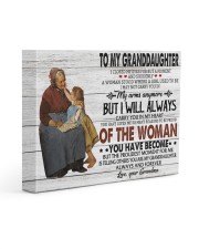 YOU HAVE BECOME - SPECIAL GIFT FOR GRANDDAUGHTER 14x11 Gallery Wrapped Canvas Prints front
