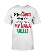 WHAT SANTA DOESN'T BRING ME MY GRANDMA WILL Premium Fit Mens Tee tile