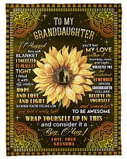 MY LOVE - TO GRANDDAUGHTER FROM GRANDMA Small Fleece Blanket - 30" x 40" front