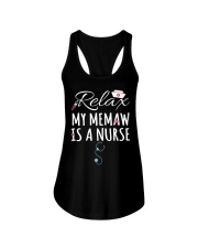 RELAX MY MEMAW IS A NURSE - GIFT FOR GRANDKIDS Ladies Flowy Tank tile