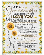YOU ARE MY SUNSHINE - GRANNY TO GRANDDAUGHTER Large Fleece Blanket - 60" x 80" front