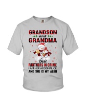She Is My Alibi - Lovely Gift For Grandson Youth T-Shirt front