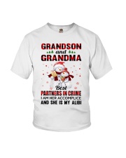 She Is My Alibi - Lovely Gift For Grandson Youth T-Shirt tile