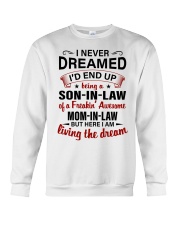 LIVING THE DREAM - LOVELY GIFT FOR SON-IN-LAW Crewneck Sweatshirt tile