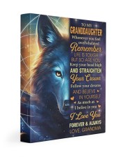 Believe In Yourself - Best Gift For Granddaughter 11x14 Gallery Wrapped Canvas Prints front