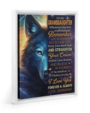 Believe In Yourself - Best Gift For Granddaughter Floating Framed Canvas Prints White tile