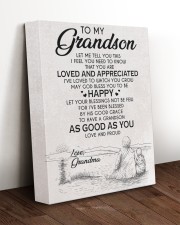 LOVED AND APPRECIATED - PERFECT GIFT FOR GRANDSON 11x14 Gallery Wrapped Canvas Prints aos-canvas-pgw-11x14-lifestyle-front-17