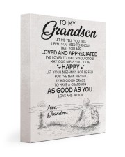 LOVED AND APPRECIATED - PERFECT GIFT FOR GRANDSON 11x14 Gallery Wrapped Canvas Prints front