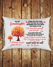 THE WORLD TO ME - GREAT GIFT FOR GRANDDAUGHTER Rectangular Pillowcase aos-pillow-rectangle-front-lifestyle-2