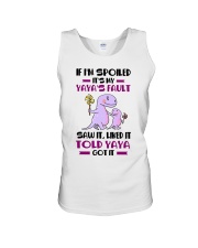 IF I'M SPOILED - YAYA TO GRANDCHILDREN Unisex Tank tile