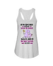 IF I'M SPOILED - YAYA TO GRANDCHILDREN Ladies Flowy Tank tile