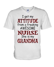 GREAT GIFT FOR YOUR GRANDCHILDREN V-Neck T-Shirt tile