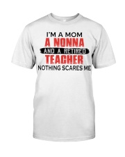 AND A RETIRED - PERFECT GIFT FOR TEACHER Premium Fit Mens Tee tile