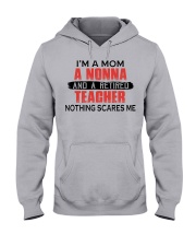 AND A RETIRED - PERFECT GIFT FOR TEACHER Hooded Sweatshirt front