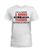 AND A RETIRED - PERFECT GIFT FOR TEACHER Ladies T-Shirt tile