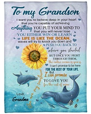 YOU EITHER WIN OR LEARN-AMAZING GIFT FOR GRANDSON Fleece Blanket tile