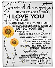 I LOVE YOU - BEST GIFT FOR GRANDDAUGHTER Small Fleece Blanket - 30" x 40" thumbnail