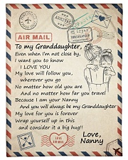 MY LOVE FOR YOU IS FOREVER -NANNY TO GRANDDAUGHTER Small Fleece Blanket - 30" x 40" front