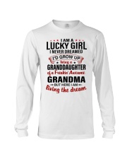 LIVING THE DREAM - LOVELY GIFT FOR GRANDDAUGHTER Long Sleeve Tee tile