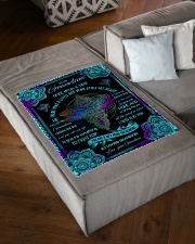 YOU ARE A GIFT - GRANDMA TO GRANDSON Small Fleece Blanket - 30" x 40" aos-coral-fleece-blanket-30x40-lifestyle-front-03