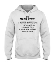 THE NANA CODE - BEDTIME IS WHENEVER Hooded Sweatshirt tile