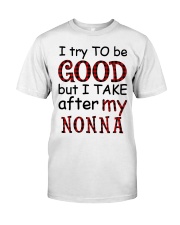 TRY TO BE GOOD - GIFT FOR GRANDKIDS Premium Fit Mens Tee tile