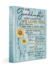 MY SUNSHINE - LOVELY GIFT FOR GRANDDAUGHTER 11x14 Gallery Wrapped Canvas Prints front
