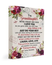 Never Forget How Much I Love You - Lovely Gift For Granddaughter 11x14 Gallery Wrapped Canvas Prints front