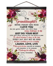 Never Forget How Much I Love You - Lovely Gift For Granddaughter Hanging Canvas tile