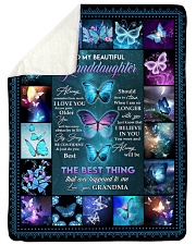 THE BEST THING - SPECIAL GIFT FOR GRANDDAUGHTER Sherpa Fleece Blanket tile