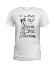 BELIEVE IN YOURSELF - GRANDDAUGHTER GIFT WITH LION Ladies T-Shirt tile