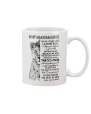 BELIEVE IN YOURSELF - GRANDDAUGHTER GIFT WITH LION Mug tile