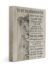 BELIEVE IN YOURSELF - GRANDDAUGHTER GIFT WITH LION 11x14 Gallery Wrapped Canvas Prints front