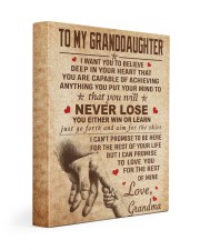 NEVER LOSE - SPECIAL GIFT FOR GRANDDAUGHTER 11x14 Gallery Wrapped Canvas Prints front